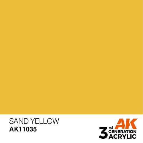 AK Interactive Sand Yellow Acrylic Paint 17ml (AK11035)