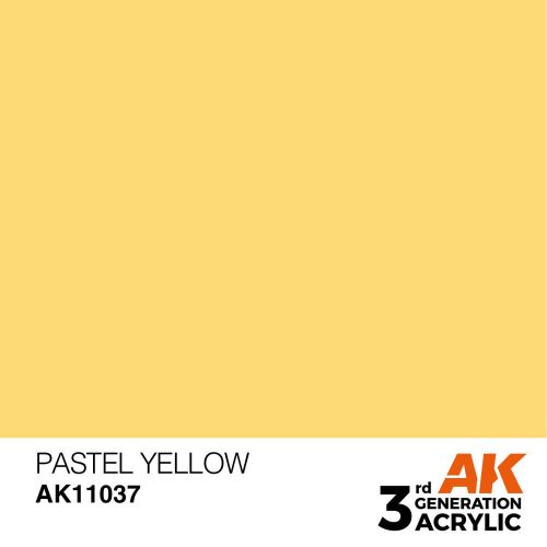 AK Interactive Pastel Yellow Acrylic Paint 17ml (AK11037)