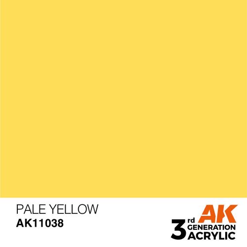 AK Interactive Pale Yellow Acrylic Paint 17ml (AK11038)