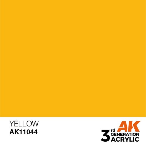 AK Interactive Yellow Acrylic Paint 17ml (AK11044)