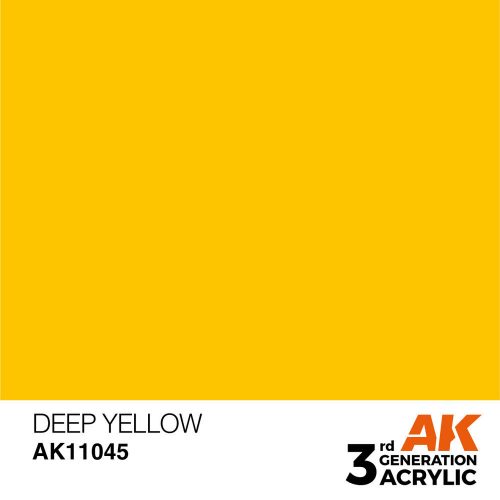 AK Interactive Deep Yellow Acrylic Paint 17ml (AK11045)