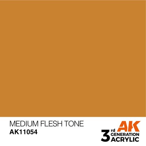 AK Interactive Medium Flesh Tone Acrylic Paint 17ml (AK11054)