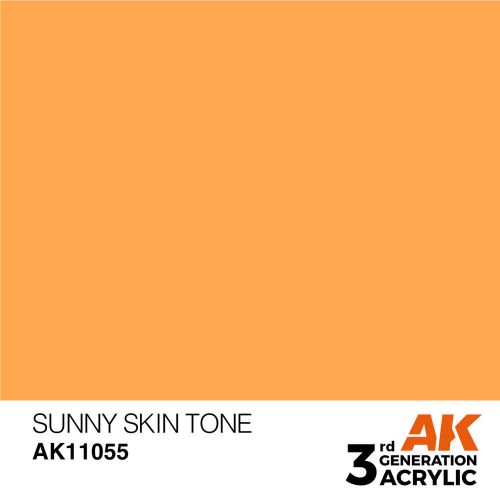 AK Interactive Sunny Skin Tone Acrylic Paint 17ml (AK11055)