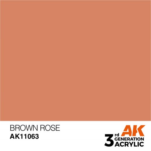 AK Interactive Brown Rose Acrylic Paint 17ml (AK11063)