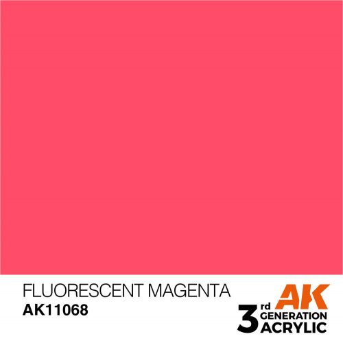 AK Interactive Fluorescent Magenta Acrylic Paint 17ml (AK11068)