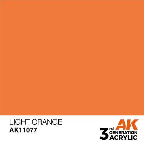 AK Interactive Light Orange Acrylic Paint 17ml (AK11077)