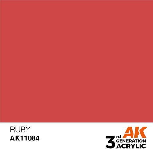 AK Interactive Ruby Acrylic Paint 17ml (AK11084)