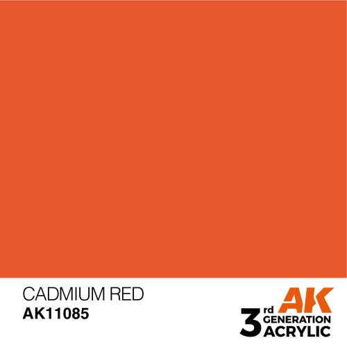 AK Interactive Cadmium Red Acrylic Paint 17ml (AK11085)