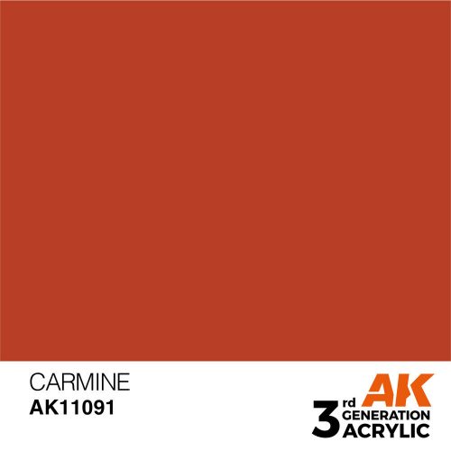 AK Interactive Carmine Acrylic Paint 17ml (AK11091)