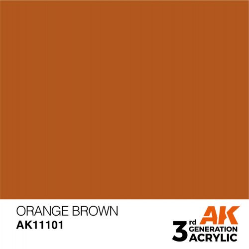 AK Interactive Orange Brown Acrylic Paint 17ml (AK11101)