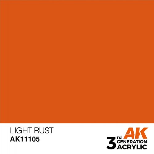 AK Interactive Light Rust Acrylic Paint 17ml (AK11105)