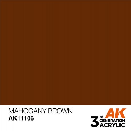 AK Interactive Mahogany Brown Acrylic Paint 17ml (AK11106)