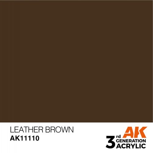 AK Interactive Leather Brown Acrylic Paint 17ml (AK11110)