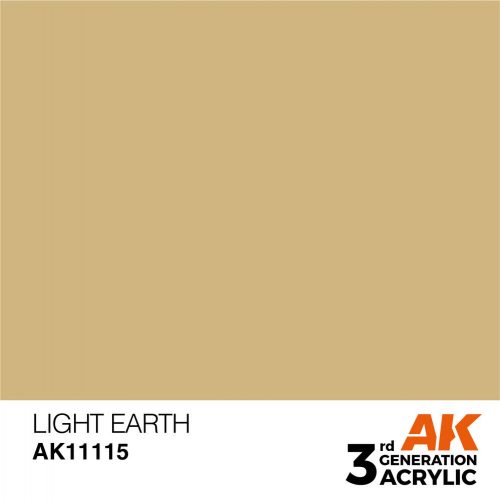 AK Interactive Light Earth Acrylic Paint 17ml (AK11115)