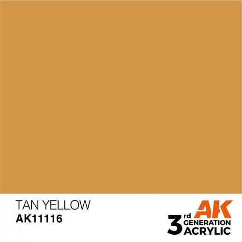 AK Interactive Tan Yellow Acrylic Paint 17ml (AK11116)