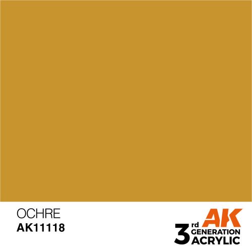 AK Interactive Ocher Acrylic Paint 17ml (AK11118)