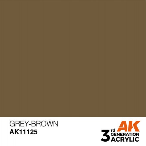 AK Interactive Grey-Brown Acrylic Paint 17ml (AK11125)