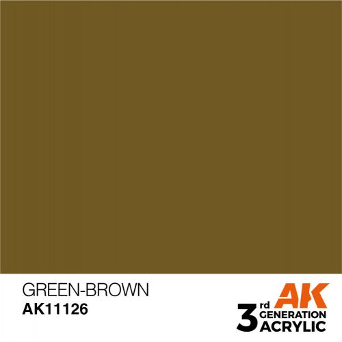 AK Interactive Green-Brown Acrylic Paint 17ml (AK11126)