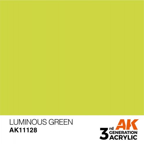 AK Interactive Luminous Green Acrylic Paint 17ml (AK11128)