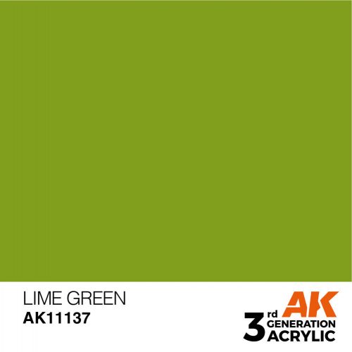 AK Interactive Lime Green Acrylic Paint 17ml (AK11137)