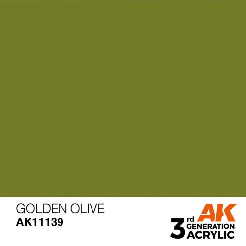 AK Interactive Golden Olive Acrylic Paint 17ml (AK11139)