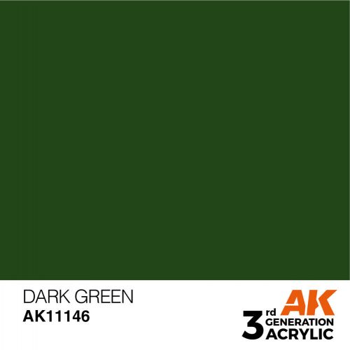 AK Interactive Dark Green Acrylic Paint 17ml (AK11146)