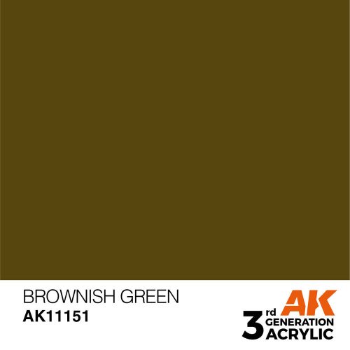 AK Interactive Brownish Green Acrylic Paint 17ml (AK11151)