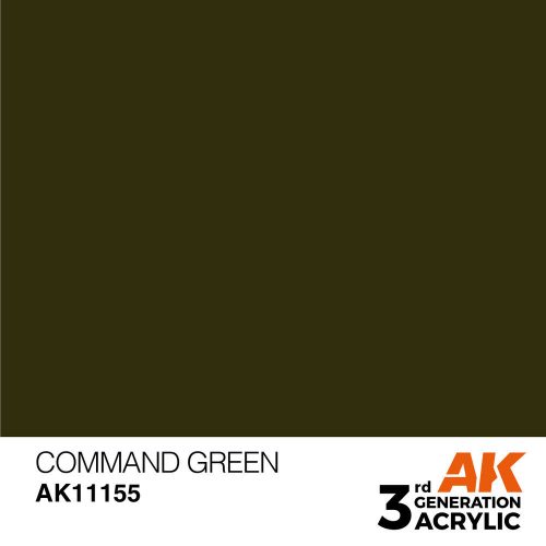 AK Interactive Command Green Acrylic Paint 17ml (AK11155)