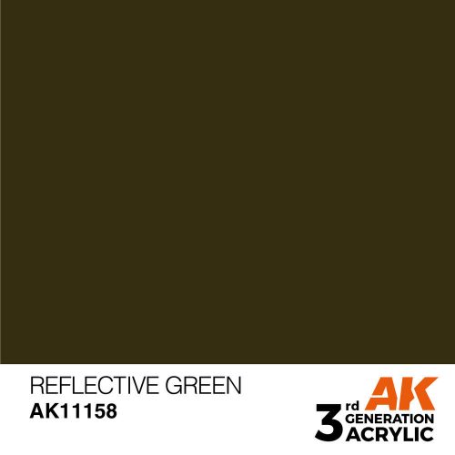 AK Interactive Reflective Green Acrylic Paint 17ml (AK11158)