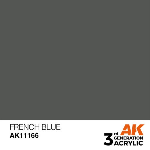 AK Interactive French Blue Acrylic Paint 17ml (AK11166)