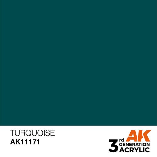 AK Interactive Turquoise Acrylic Paint 17ml (AK11171)