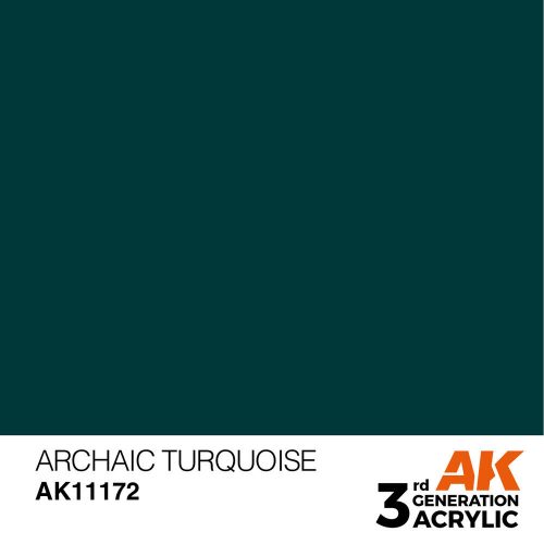 AK Interactive Archaic Turquoise Acrylic Paint 17ml (AK11172)