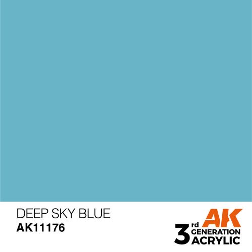 AK Interactive Deep Sky Blue Acrylic Paint 17ml (AK11176)