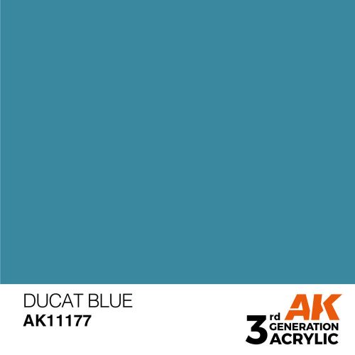 AK Interactive Ducat Blue Acrylic Paint 17ml (AK11177)