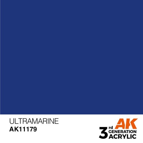 AK Interactive Ultramarine Acrylic Paint 17ml (AK11179)