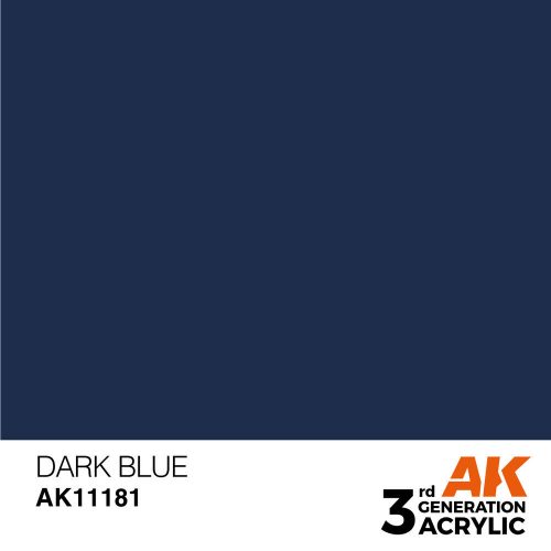 AK Interactive Dark Blue Acrylic Paint 17ml (AK11181)