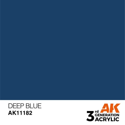 AK Interactive Deep Blue Acrylic Paint 17ml (AK11182)