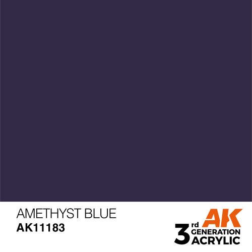 AK Interactive Amethyst Blue Acrylic Paint 17ml (AK11183)