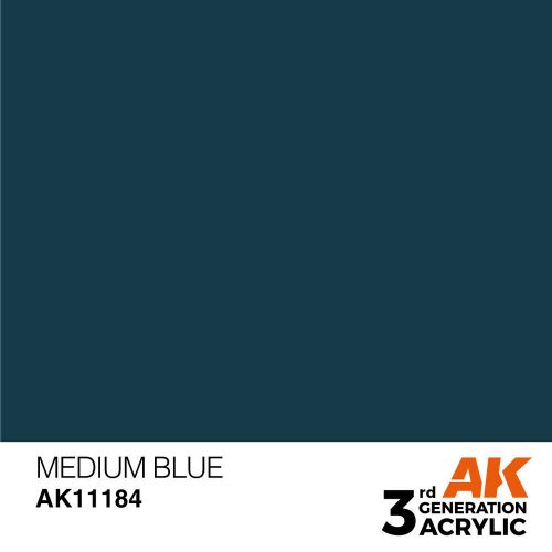 AK Interactive Medium Blue Acrylic Paint 17ml (AK11184)