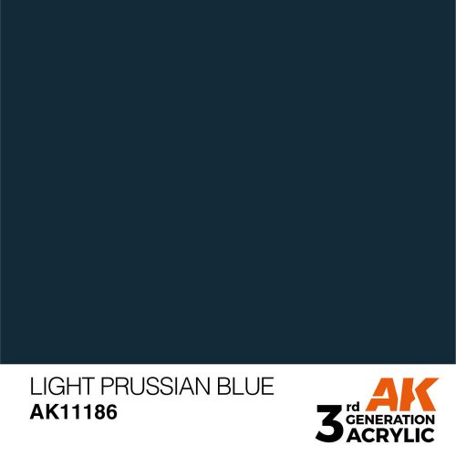 AK Interactive Light Prussian Blue Acrylic Paint 17ml (AK11186)