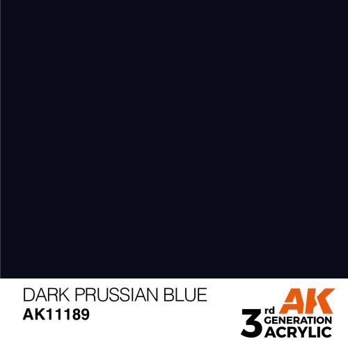 AK Interactive Dark Prussian Blue Acrylic Paint 17ml (AK11189)