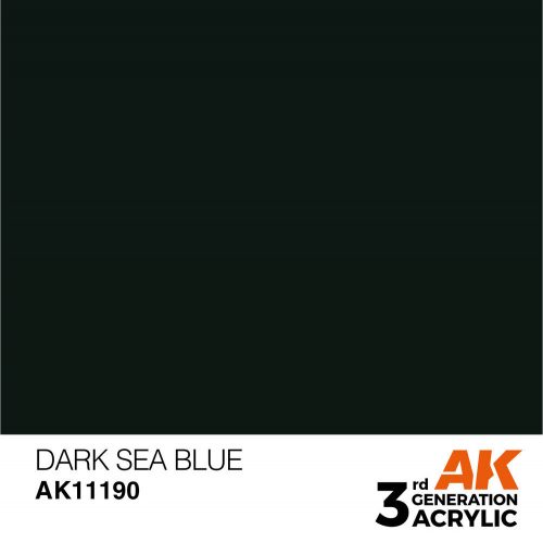 AK Interactive Dark Sea Blue Acrylic Paint 17ml (AK11190)