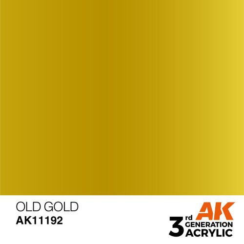 AK Interactive Old Gold Acrylic Paint 17ml (AK11192)