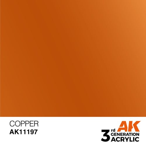 AK Interactive Copper Acrylic Paint 17ml (AK11197)