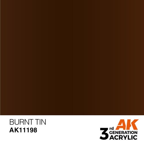 AK Interactive Burnt Tin Acrylic Paint 17ml (AK11198)