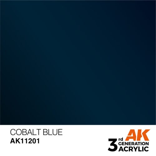 AK Interactive Cobalt Blue Acrylic Paint 17ml (AK11201)