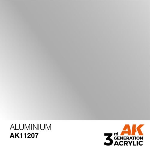 AK Interactive Aluminium Acrylic Paint 17ml (AK11207)