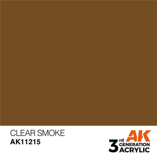 AK Interactive Clear Smoke Acrylic Paint 17ml (AK11215)