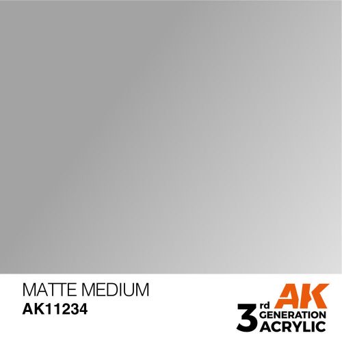 AK Interactive Matte Medium Acrylic Paint 17ml (AK11234)