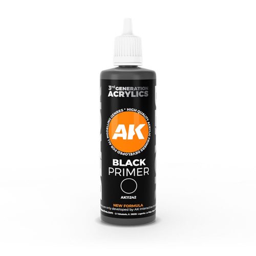 AK Interactive Black Primer 100 ml 3GEN (AK11242)